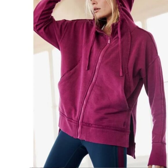FP Movement by Free People Tops - FP MOVEMENT Only One Hoodie / Magenta Disco